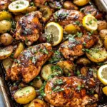 Sheet Pan Lemon Balsamic Chicken and Potatoes