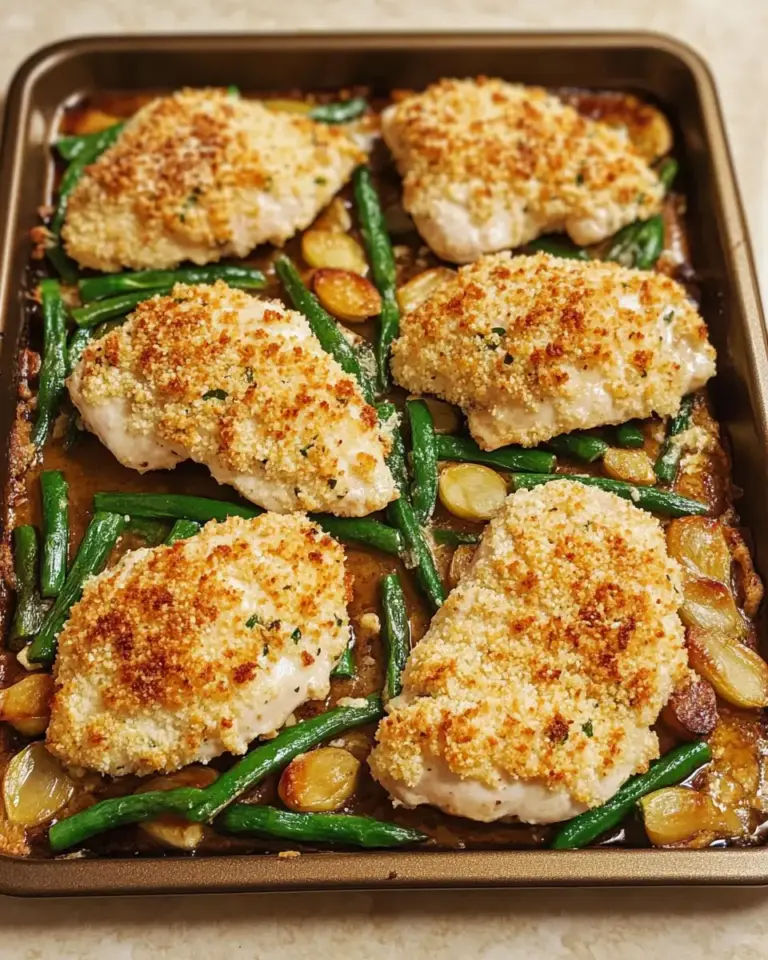 Sheet Pan Parmesan Crusted Chicken