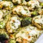 Sheet Pan Pesto Chicken with Broccoli