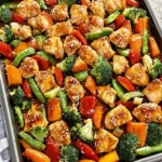 Sheet Pan Sesame Chicken and Veggies