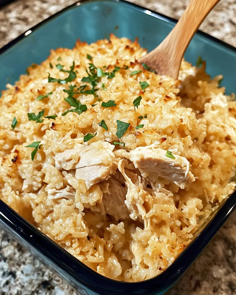 Simple Chicken and Rice Casserole