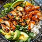 Spicy Honey-Ginger Chicken Bowls