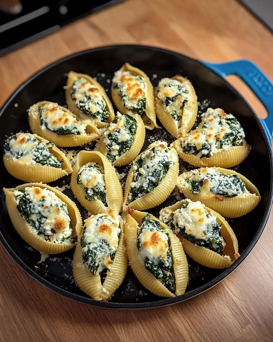Spinach and Ricotta Stuffed Shells Recipe
