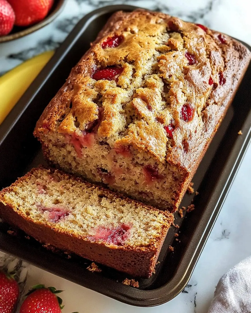 Strawberry Banana Bread