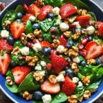 Strawberry Spinach Salad