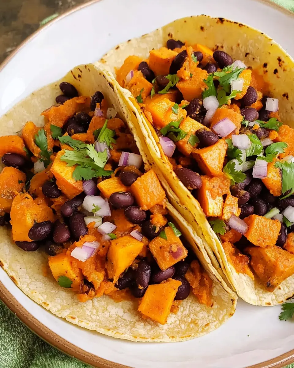 Sweet Potato and Black Bean Tacos