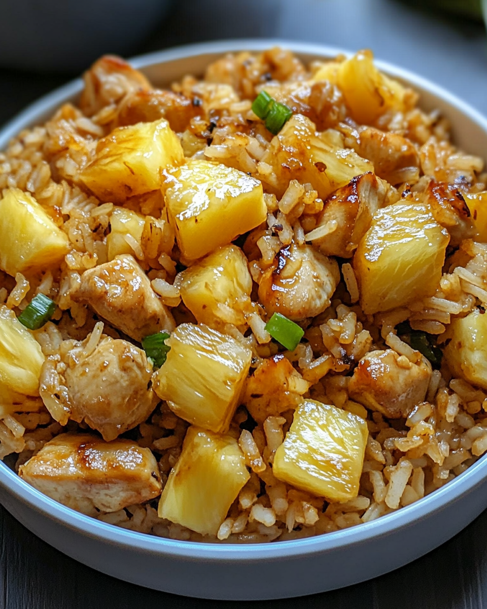 Sweet and Savory Pineapple Chicken and Rice
