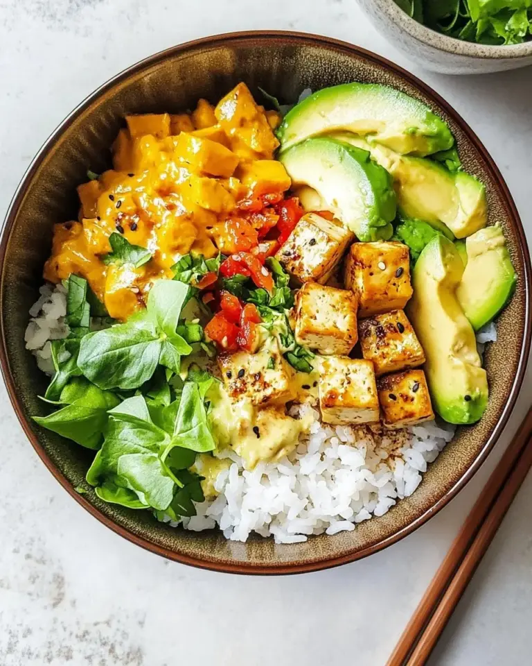 Tofu Coconut Rice Bowl