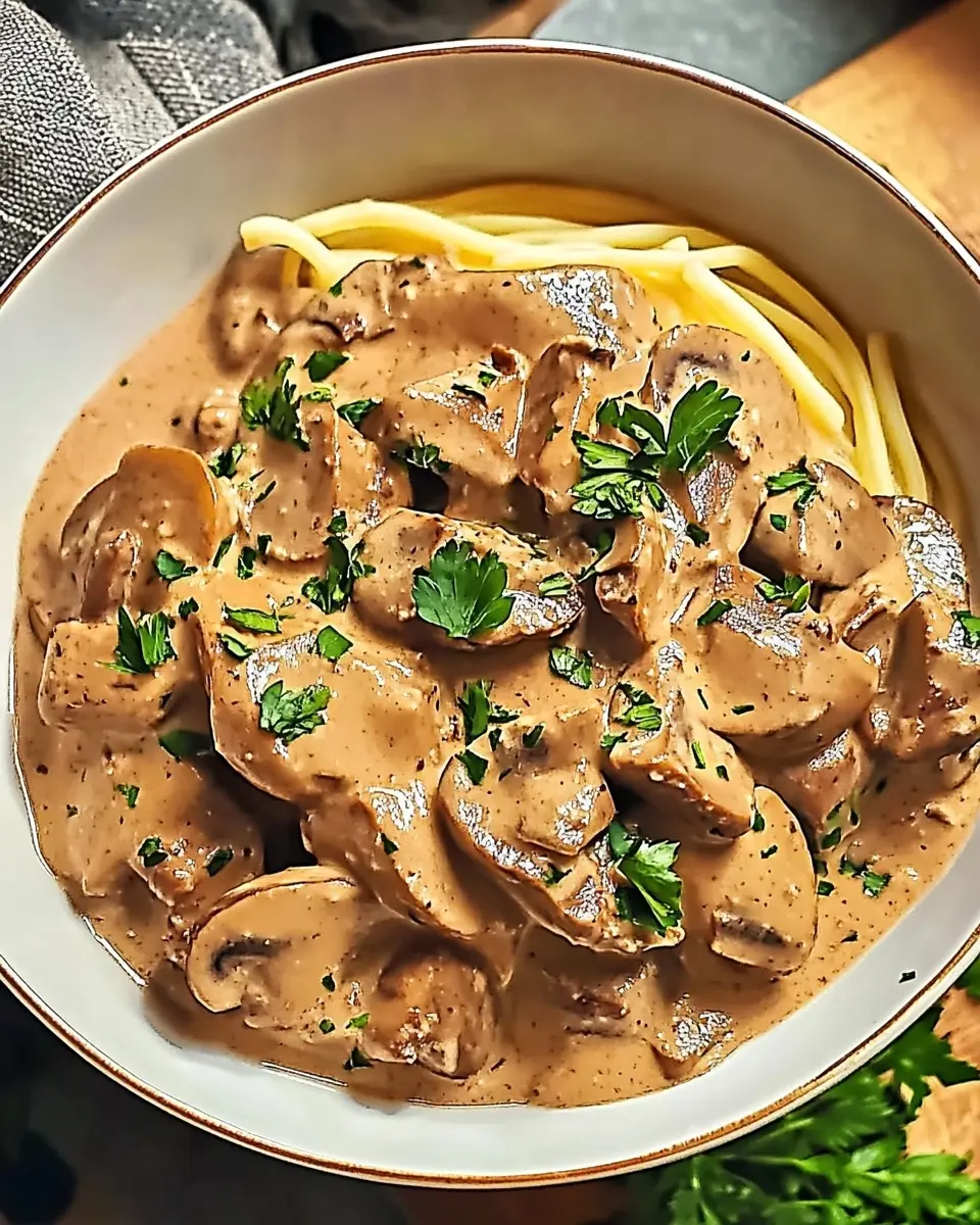 Vegan Stroganoff