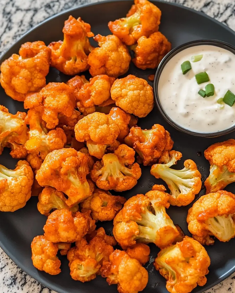 Air Fryer Buffalo Cauliflower Recipe