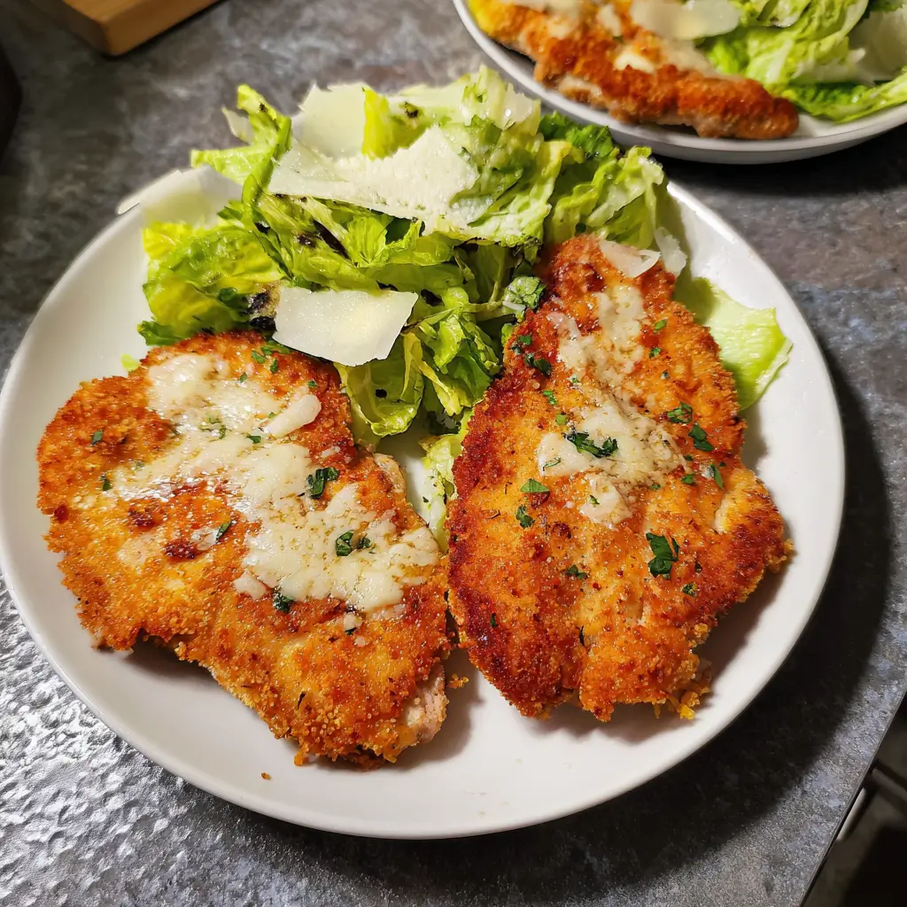 Air Fryer Chicken Caesar Cutlets
