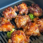 Air Fryer Korean Soy Garlic Chicken Thighs