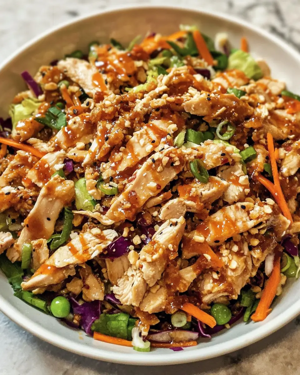 Asian Chicken Crunch Salad