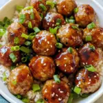 Asian Glazed Turkey Meatballs