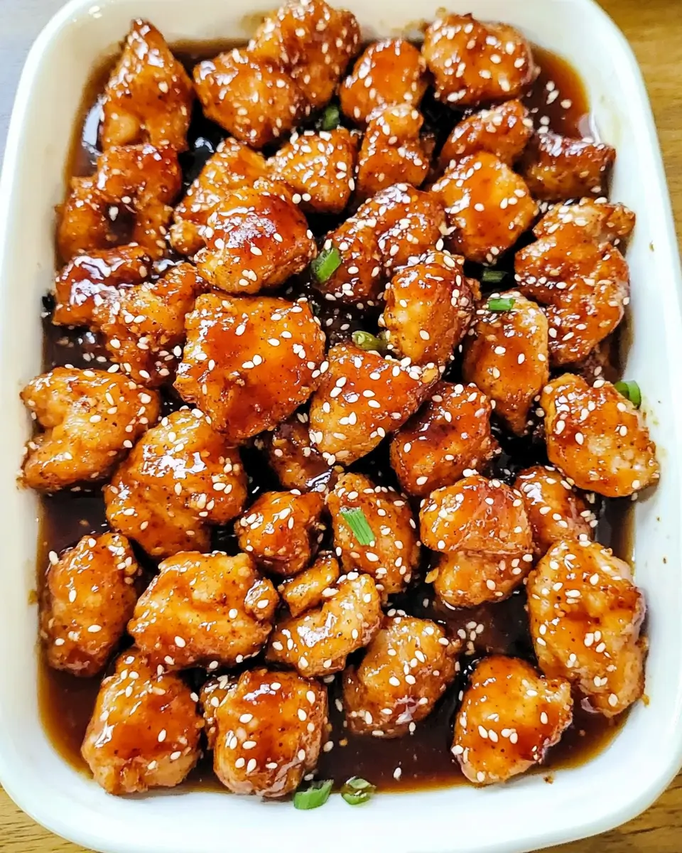 Baked Honey Sesame Chicken