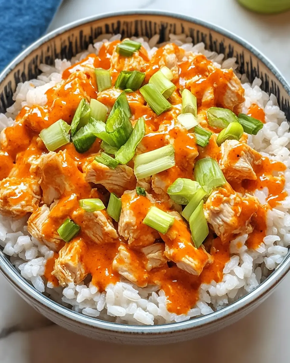 Buffalo Chicken Rice Bowl