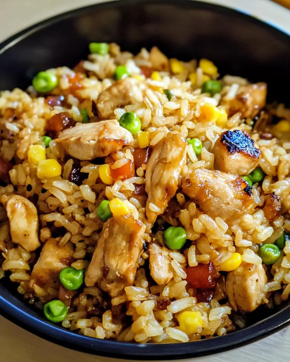 Chicken Teriyaki Fried Rice