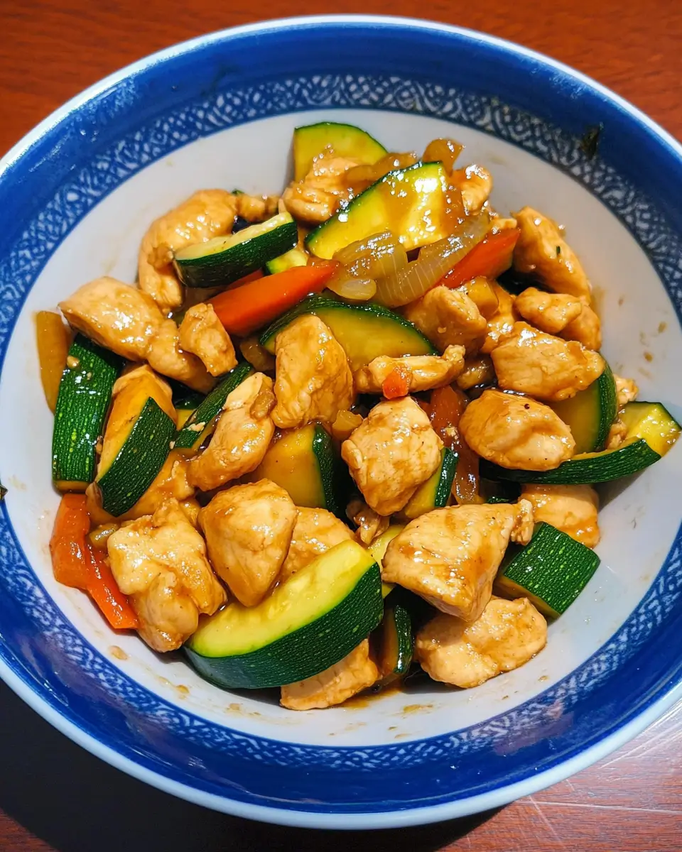 Chicken Zucchini Stir Fry