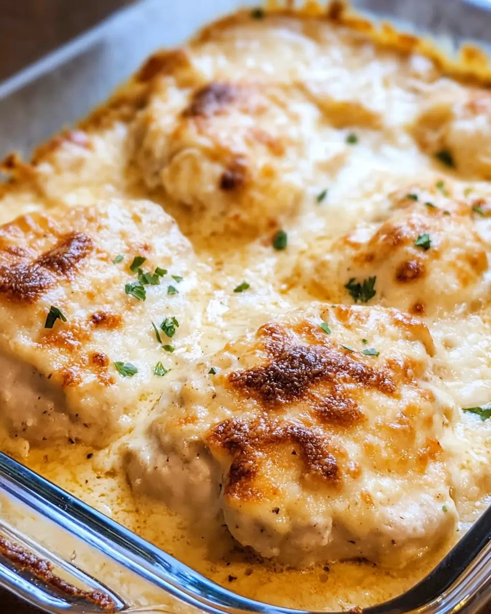 Creamy Swiss Chicken Bake