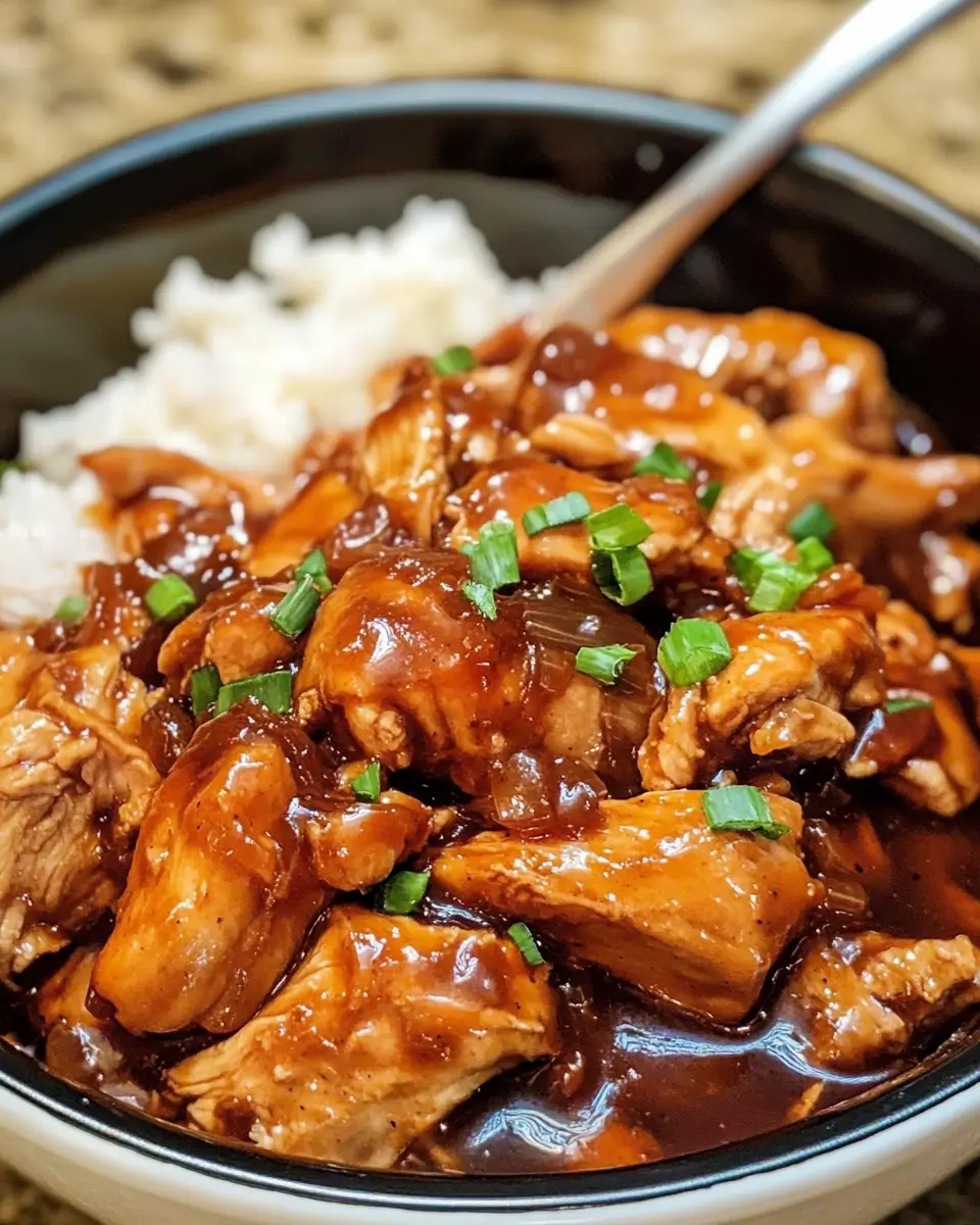 Crock Pot Bourbon Chicken