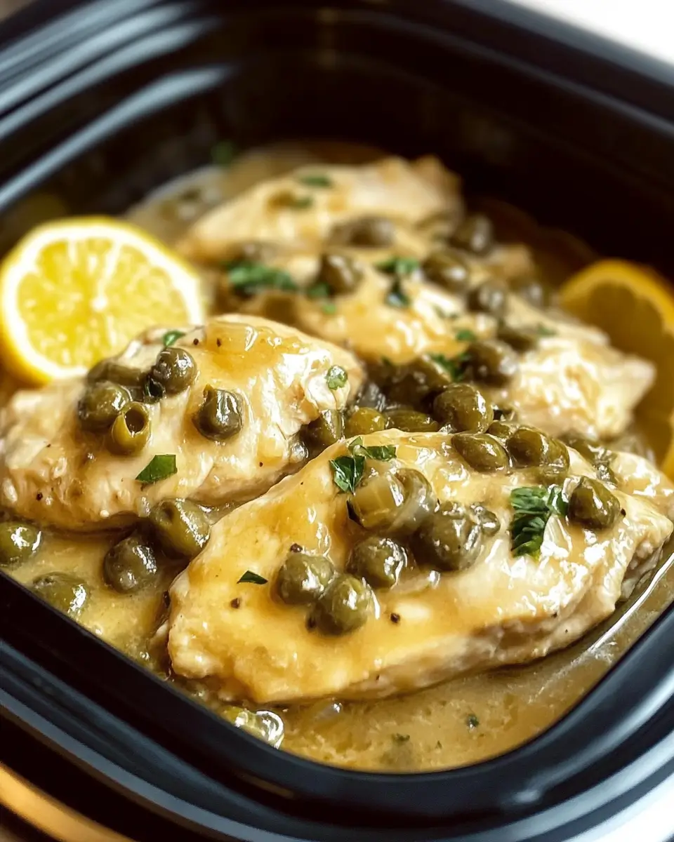 Crockpot Chicken Piccata