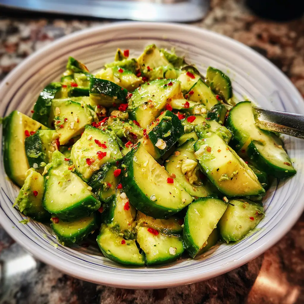 Cucumber Avocado Salad