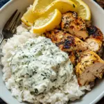 Dump and-Bake Chicken Tzatziki with Rice