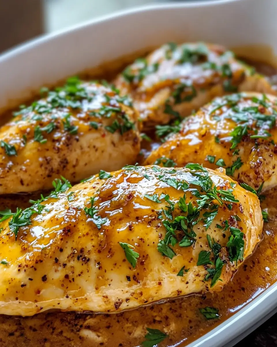 Easy Baked Honey Dijon Chicken Recipe