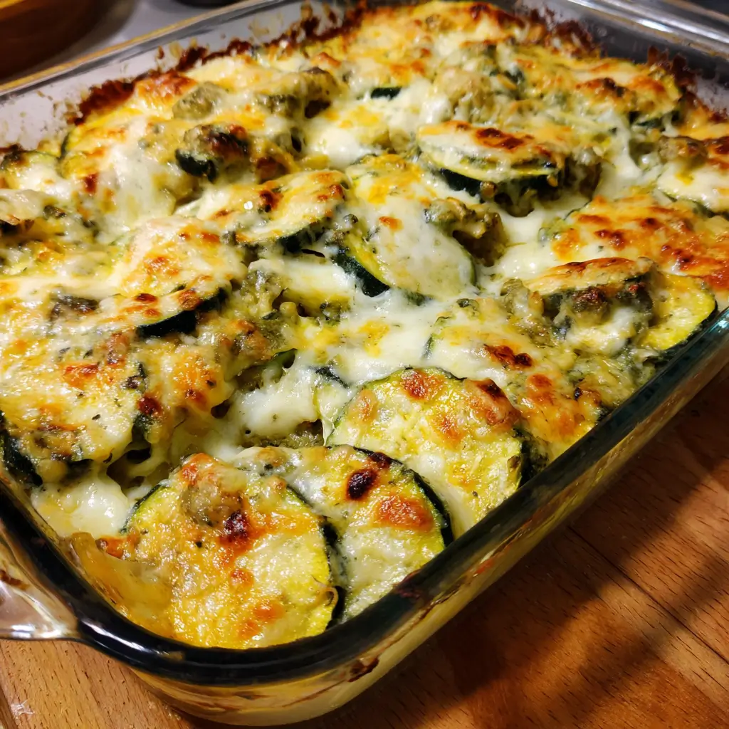 Easy Cheesy Zucchini Bake