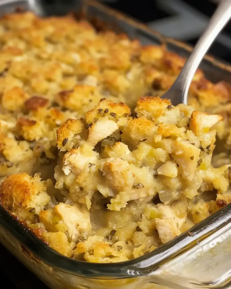 Easy Chicken Stuffing Bake