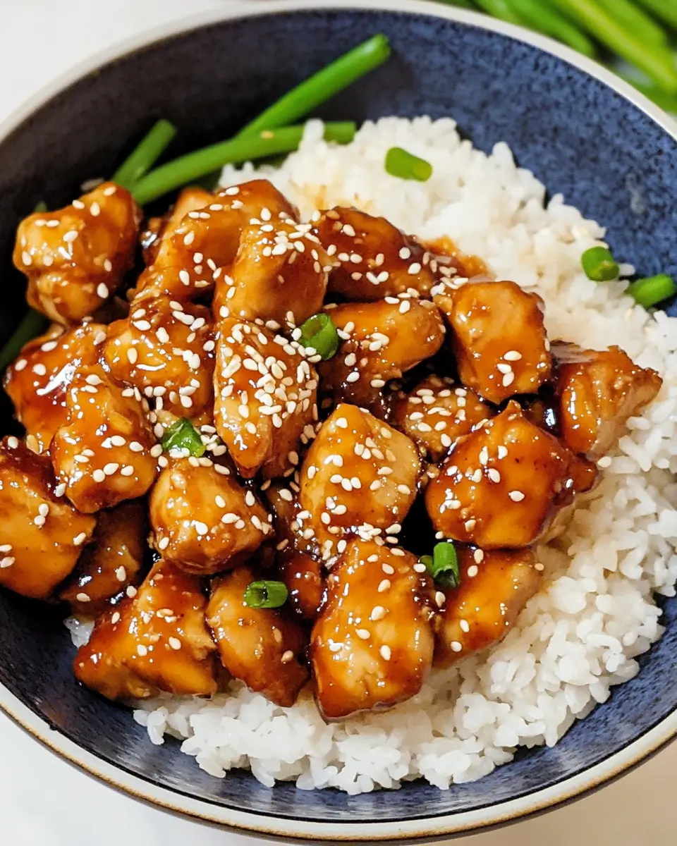 Easy Healthy Sesame Chicken