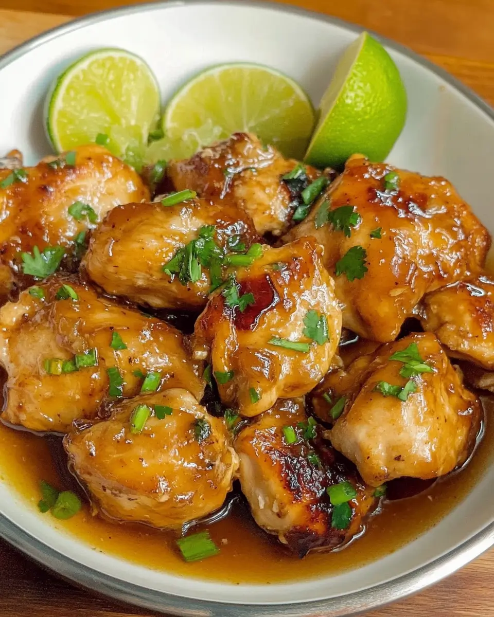 Easy Stovetop Honey Lime Chicken