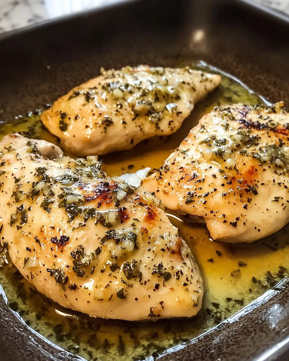 Garlic Butter Baked Chicken Breast Recipe