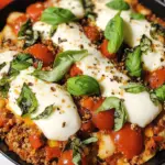 Ground Chicken Caprese