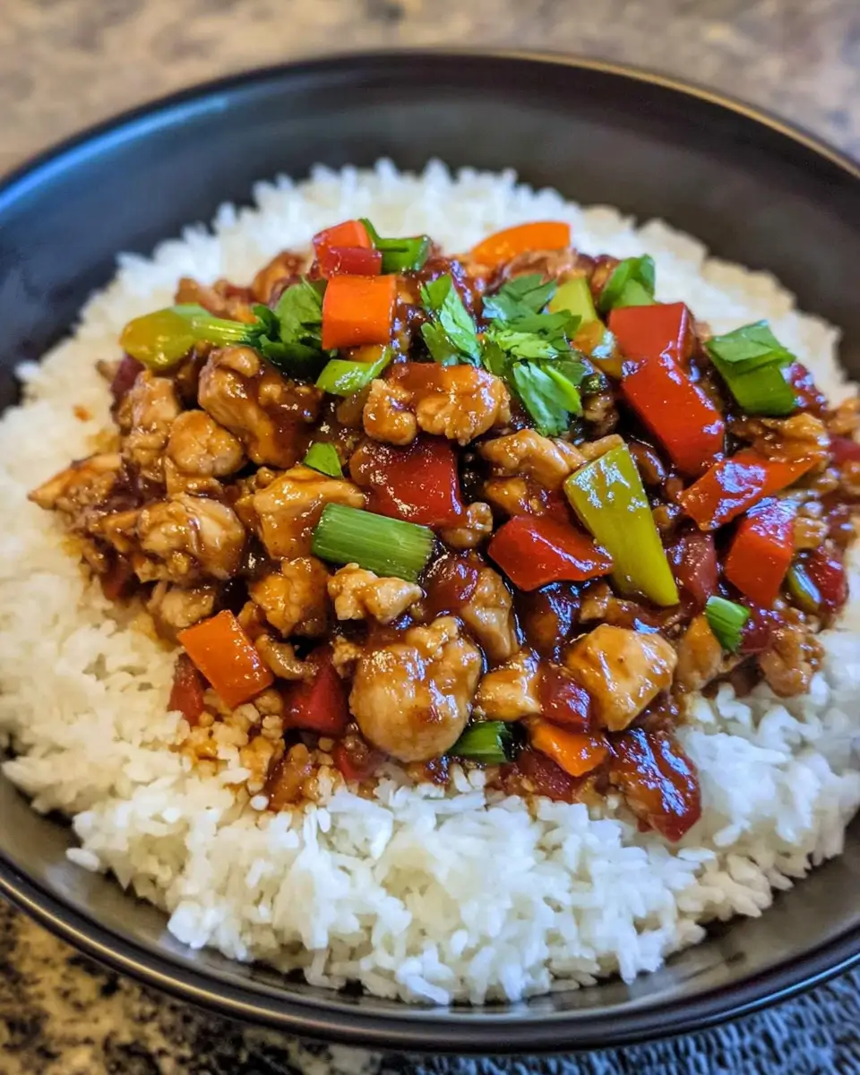 Ground Kung Pao Chicken