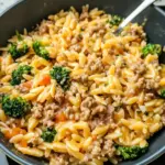 Ground Turkey Orzo Skillet
