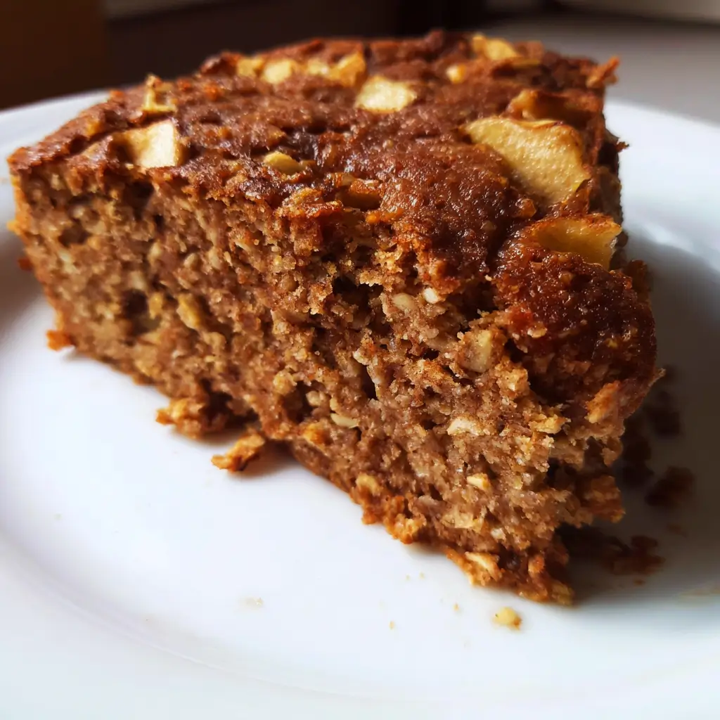 Healthy Breakfast Oatmeal Apple Cake