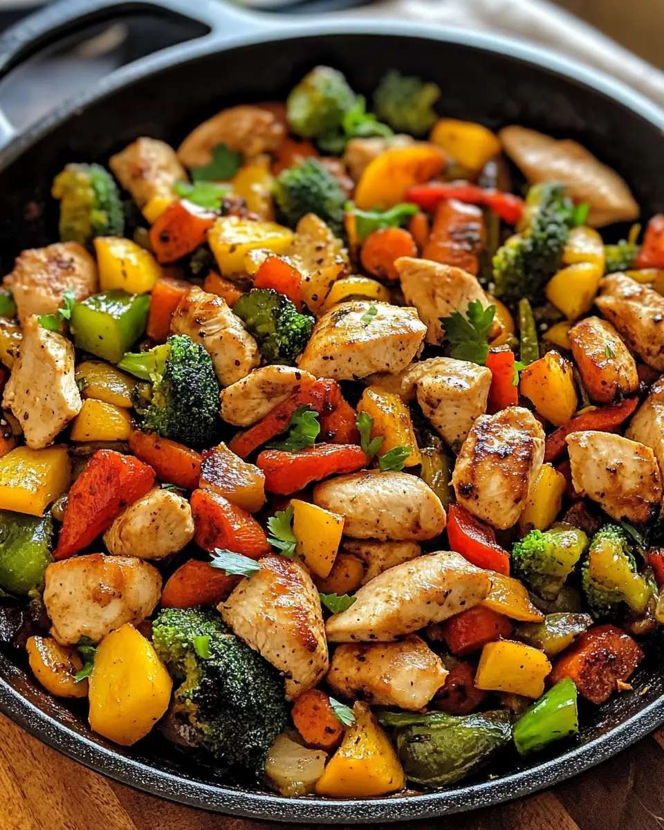 Healthy Chicken and Vegetable Skillet