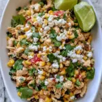 Healthy Mexican Street Corn Chicken Salad