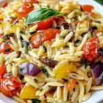 Healthy Roasted Vegetable Orzo Recipe