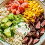 Healthy Steak Burrito Bowls