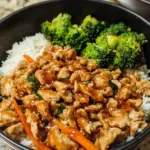 Healthy Teriyaki Turkey Rice Bowls