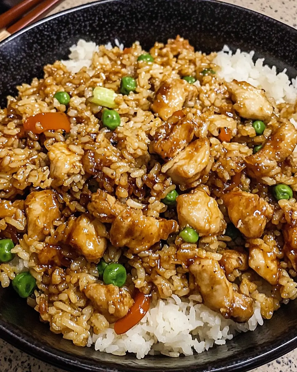 Hibachi Teriyaki Chicken Fried Rice Recipe