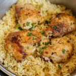 Instant Pot Chicken Thighs and Rice
