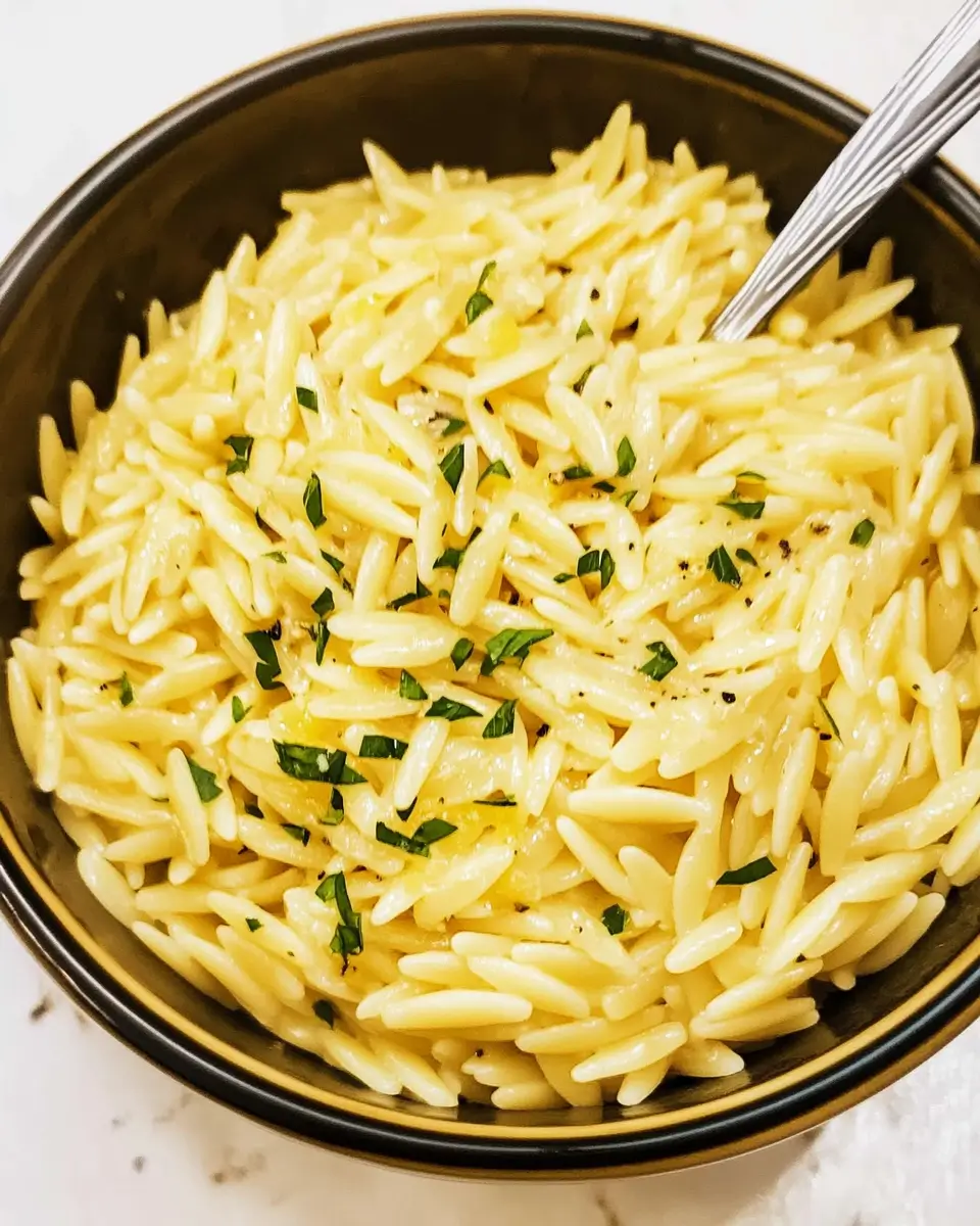 Lemon Butter Orzo