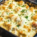 Low Carb Keto Chicken Alfredo Casserole Recipe