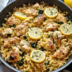 One-Pan Lemon Chicken Orzo
