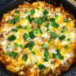One Pot Low Carb Chicken Enchilada Skillet