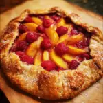 Peach Raspberry Galette