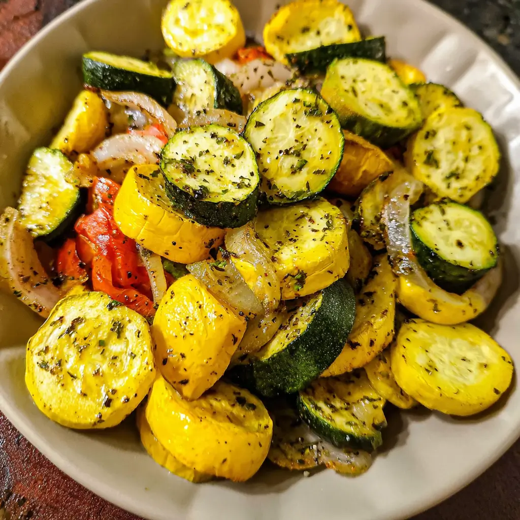 Roasted Zucchini and Summer Squash